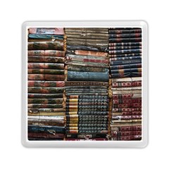 Pile Of Books Photo Of Assorted Book Lot Backyard Antique Store Memory Card Reader (square) by Ravend