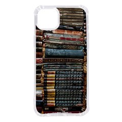 Pile Of Books Photo Of Assorted Book Lot Backyard Antique Store Iphone 14 Plus Tpu Uv Print Case by Ravend