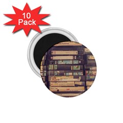 Books Antique Worn Spent Romance Antique Dealer 1 75  Magnets (10 Pack) 