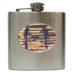 Books Antique Worn Spent Romance Antique Dealer Hip Flask (6 Oz)