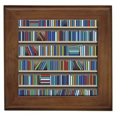 Bookshelf Framed Tile