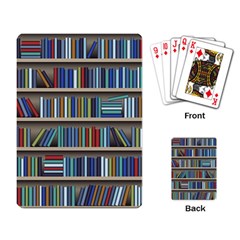 Bookshelf Playing Cards Single Design (rectangle)