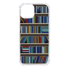 Bookshelf Iphone 14 Tpu Uv Print Case by Ravend