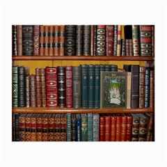 Books-library-bookshelf-bookshop Small Glasses Cloth by Ravend