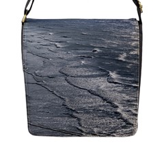 Atlantic Ocean Aerial View, Tierra Del Fuego, Argentina Flap Closure Messenger Bag (l) by dflcprintsclothing