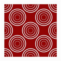 Background-red Medium Glasses Cloth