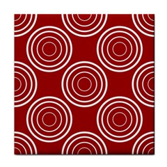 Background-red Face Towel by nateshop