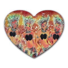 Indonesia-lukisan-picture Heart Mousepad by nateshop