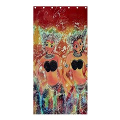 Indonesia-lukisan-picture Shower Curtain 36  X 72  (stall)  by nateshop