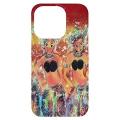 Indonesia-lukisan-picture Iphone 14 Pro Black Uv Print Case by nateshop