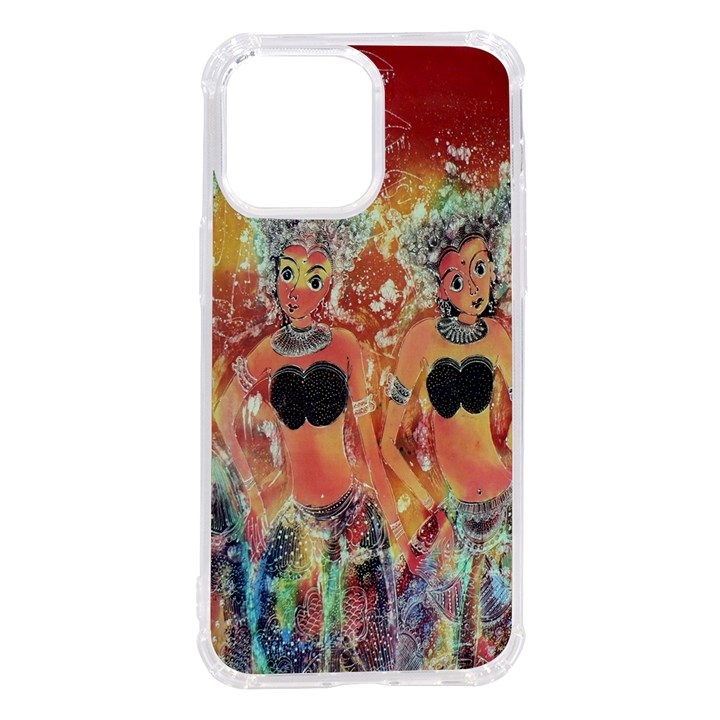 Indonesia-lukisan-picture iPhone 14 Pro Max TPU UV Print Case
