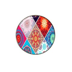 Mandala Pattern, Desenho, Designs, Glitter, Pattern Hat Clip Ball Marker (10 pack)