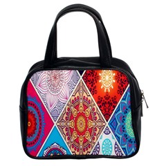 Mandala Pattern, Desenho, Designs, Glitter, Pattern Classic Handbag (Two Sides)