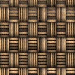 Brown Weaving Texture, Macro, Brown Wickerwork Play Mat (rectangle) by nateshop