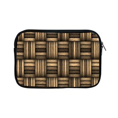 Brown Weaving Texture, Macro, Brown Wickerwork Apple Ipad Mini Zipper Cases by nateshop