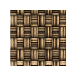 Brown Weaving Texture, Macro, Brown Wickerwork Square Satin Scarf (30  X 30 ) by nateshop