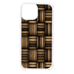 Brown Weaving Texture, Macro, Brown Wickerwork Iphone 13 Mini Tpu Uv Print Case by nateshop