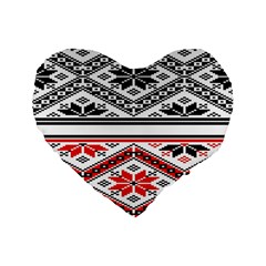 Bulgarian Standard 16  Premium Flano Heart Shape Cushions by nateshop