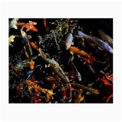 Shoal Of Koi Fish Water Underwater Small Glasses Cloth by Ndabl3x