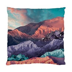 Adventure Psychedelic Mountain Standard Cushion Case (two Sides) by Ndabl3x