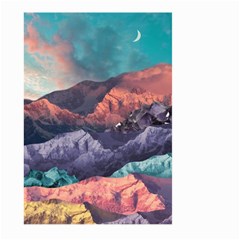 Adventure Psychedelic Mountain Large Garden Flag (two Sides) by Ndabl3x