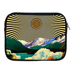 Surreal Art Psychadelic Mountain Apple Ipad 2/3/4 Zipper Cases by Ndabl3x