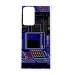 Blue Computer Monitor With Chair Game Digital Art Samsung Galaxy Note 20 Ultra TPU UV Case Front