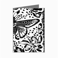 Moth Mini Greeting Card by Valentinaart