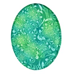 Retro-03 Oval Glass Fridge Magnet (4 Pack)