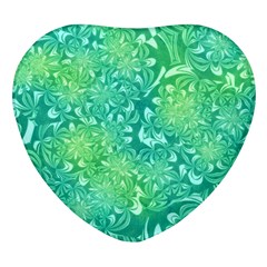 Retro-03 Heart Glass Fridge Magnet (4 Pack) by nateshop