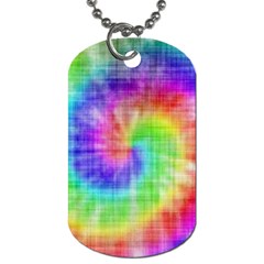 Watercolor-batik Dog Tag (one Side) by nateshop