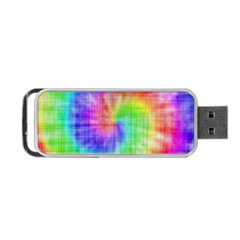 Watercolor-batik Portable Usb Flash (two Sides) by nateshop