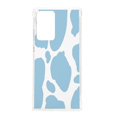 Cow Print, Aesthetic, Y, Blue, Baby Blue, Pattern, Simple Samsung Galaxy Note 20 Ultra Tpu Uv Case by nateshop