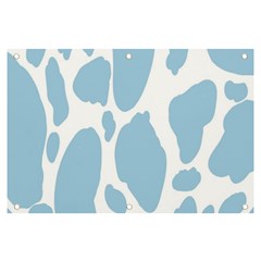 Cow Print, Aesthetic, Y, Blue, Baby Blue, Pattern, Simple Banner And Sign 6  X 4  by nateshop