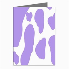 Cow Print, Aesthetic,violelilac, Animal, Purple, Simple Greeting Cards (pkg Of 8) by nateshop