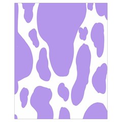 Cow Print, Aesthetic,violelilac, Animal, Purple, Simple Drawstring Bag (small)