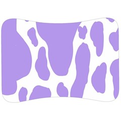 Cow Print, Aesthetic,violelilac, Animal, Purple, Simple Velour Seat Head Rest Cushion by nateshop