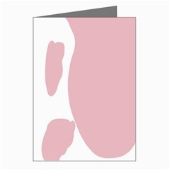 Cow Print, Pink, Design, Pattern, Animal, Baby Pink, Simple, Greeting Cards (pkg Of 8)