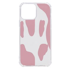 Cow Print, Pink, Design, Pattern, Animal, Baby Pink, Simple, iPhone 13 Pro Max TPU UV Print Case