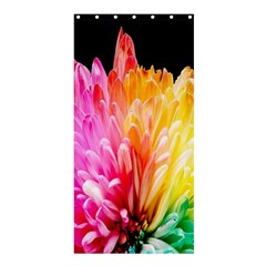 Abstract, Amoled, Back, Flower, Green Love, Orange, Pink, Shower Curtain 36  X 72  (stall)  by nateshop