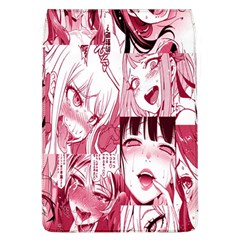 Ahegao Pink, Anime, Girl, Girlface, Girls, Pattern, White, Hd Removable Flap Cover (l) by nateshop