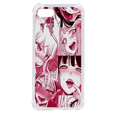 Ahegao Pink, Anime, Girl, Girlface, Girls, Pattern, White, Hd Iphone Se by nateshop