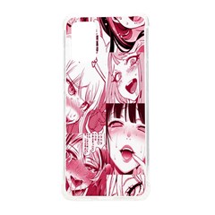 Ahegao Pink, Anime, Girl, Girlface, Girls, Pattern, White, Hd Samsung Galaxy S20plus 6 7 Inch Tpu Uv Case by nateshop