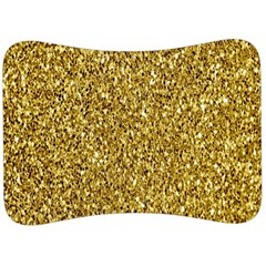 Gold Glittering Background Gold Glitter Texture, Close-up Velour Seat Head Rest Cushion by nateshop