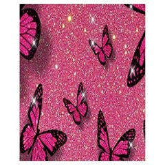 Butterfly, Girl, Pink, Wallpaper Drawstring Bag (small) by nateshop