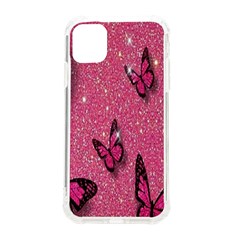 Butterfly, Girl, Pink, Wallpaper Iphone 11 Tpu Uv Print Case by nateshop