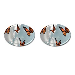 Aesthetic Butterfly , Butterflies, Nature, Cufflinks (oval) by nateshop