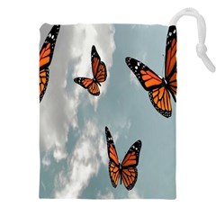 Aesthetic Butterfly , Butterflies, Nature, Drawstring Pouch (5xl) by nateshop