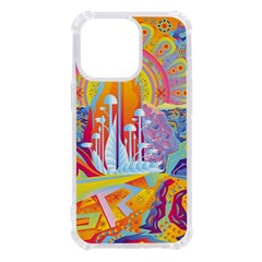 Multicolored Optical Illusion Painting Psychedelic Digital Art Iphone 13 Pro Tpu Uv Print Case