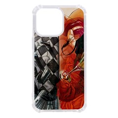 Left And Right Brain Illustration Splitting Abstract Anatomy Iphone 13 Pro Tpu Uv Print Case by Bedest